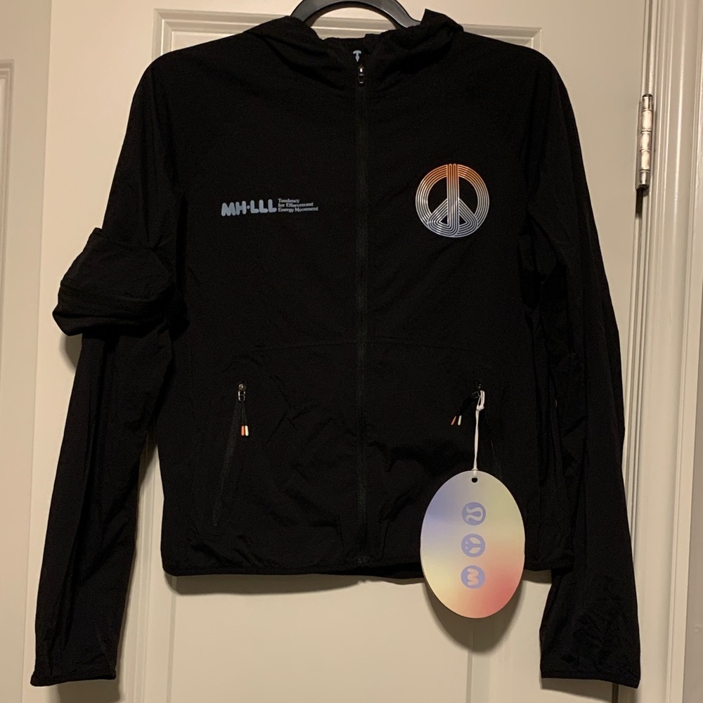 Lululemon Athletica Madhappy Collab Black Lightweight Hoodie, Sz 4, NWT